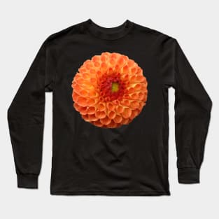 Orange Flower Long Sleeve T-Shirt